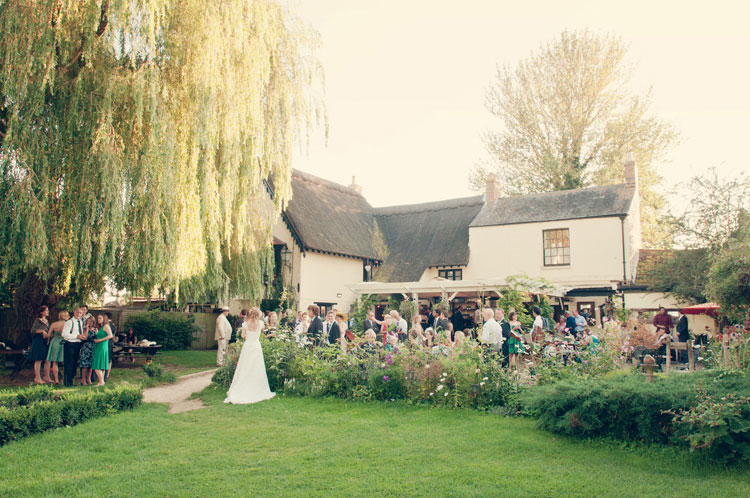 George and Jo's Wedding Reception at The Perch, Oxfordshire with Down for the Count, London Swing Function Band