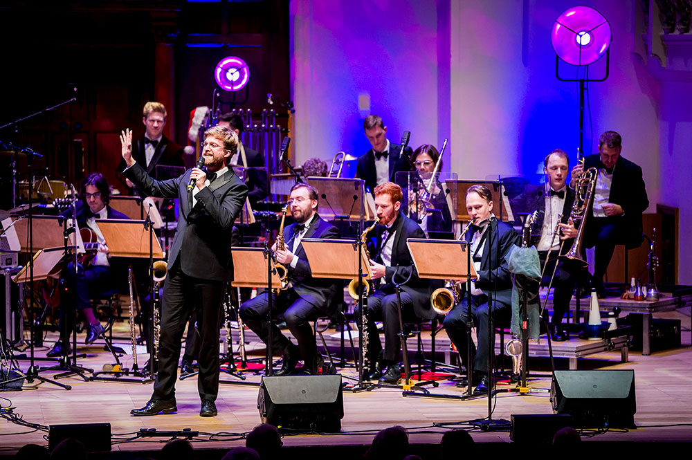 Down for the Count Orchestra performing at Cadogan Hall, photo Marcus Charter