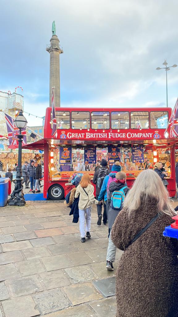 The Christmas market in Liverpool