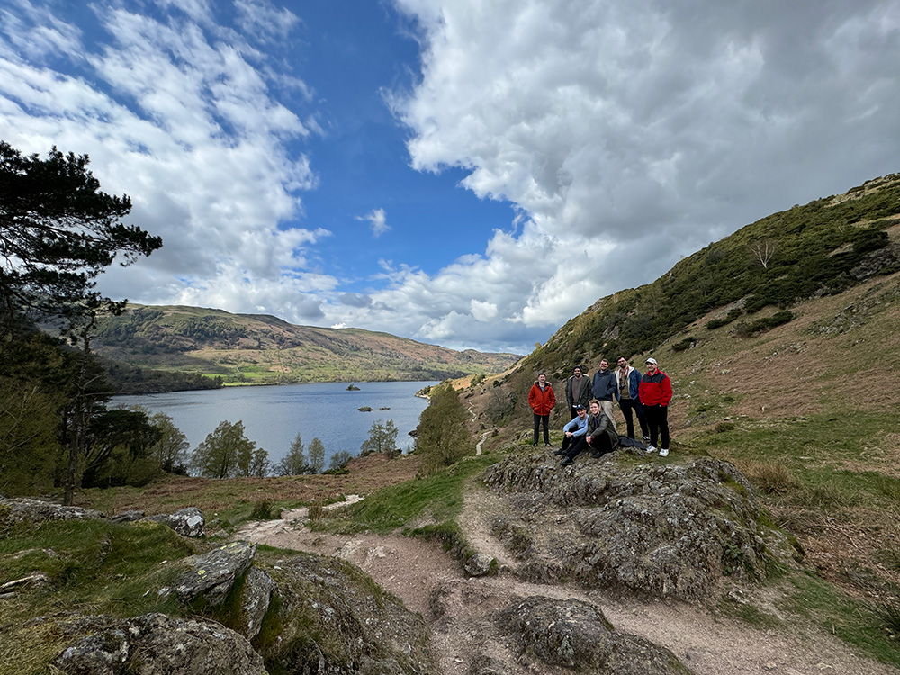 Down for the Count All-Stars on tour in Ullswater, Lake District