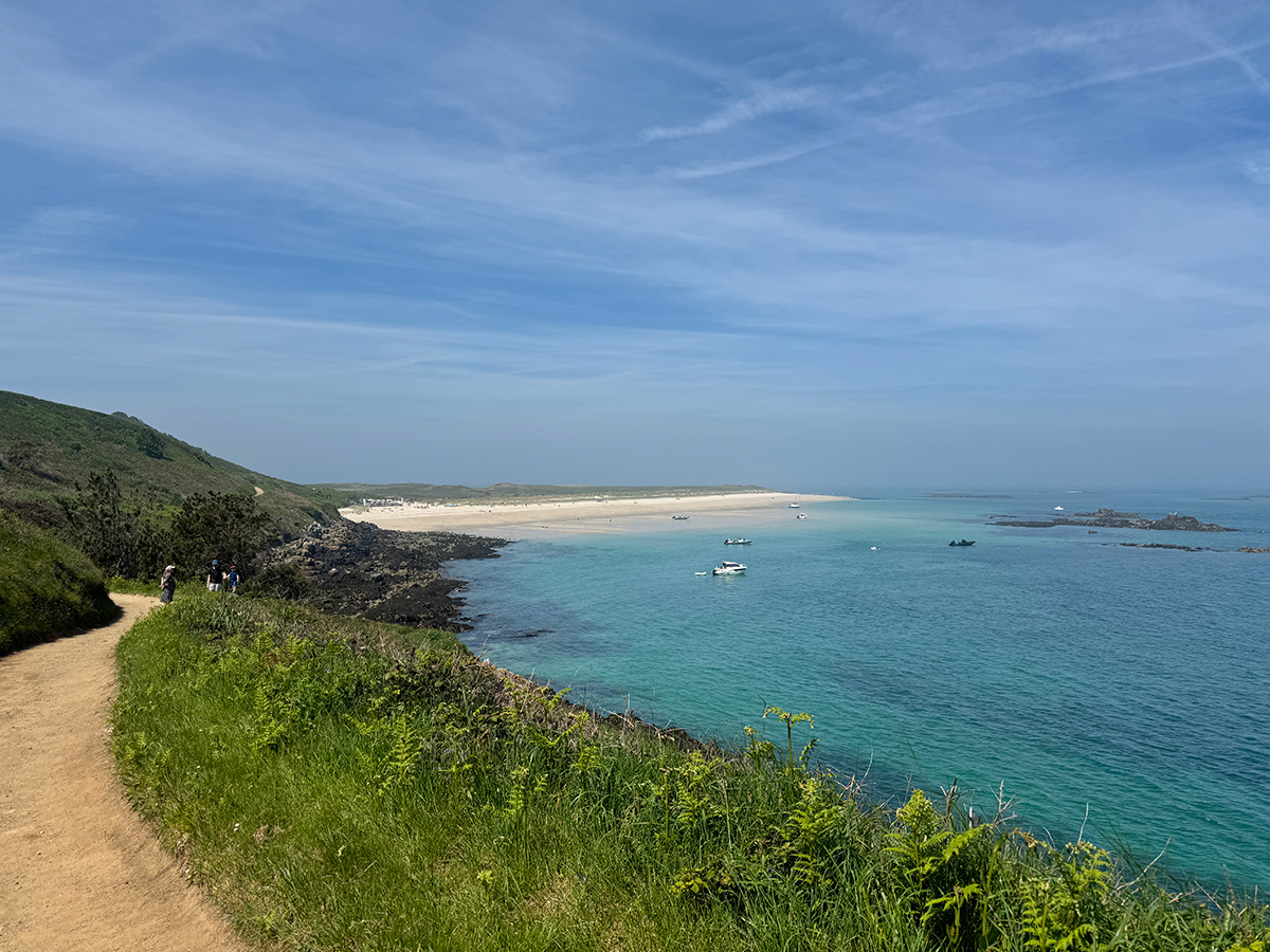 Views of the channel island Herm