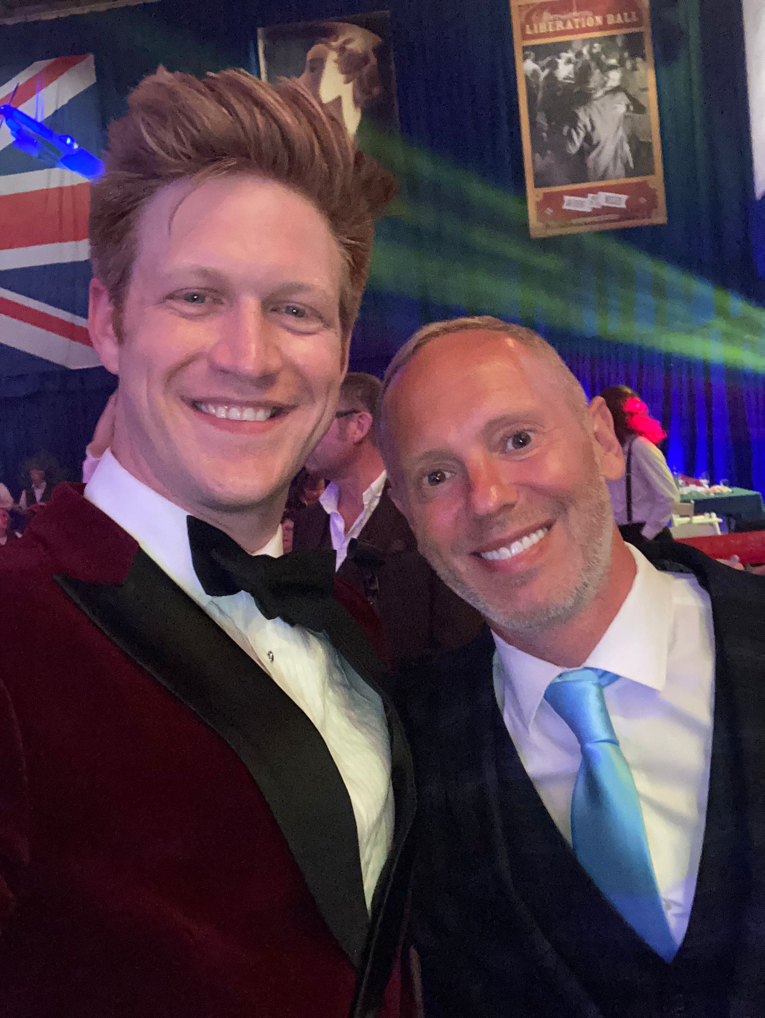 Callum Gillies with Rob Rinder