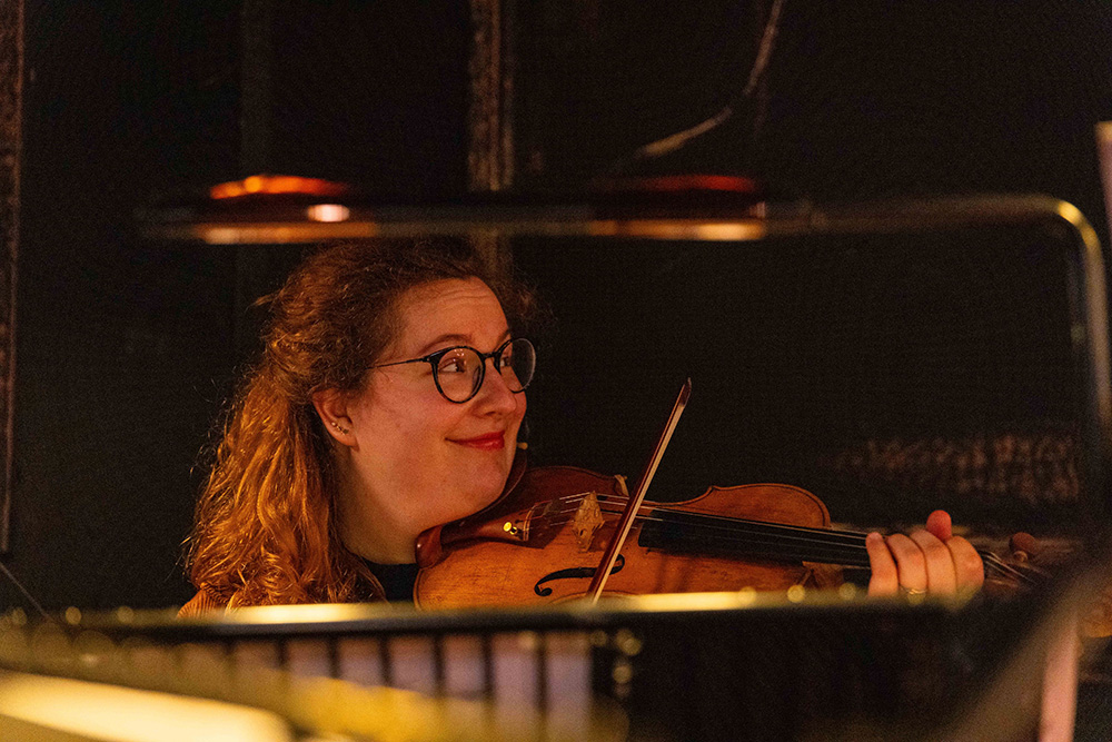 Violinist Auguste Copeland