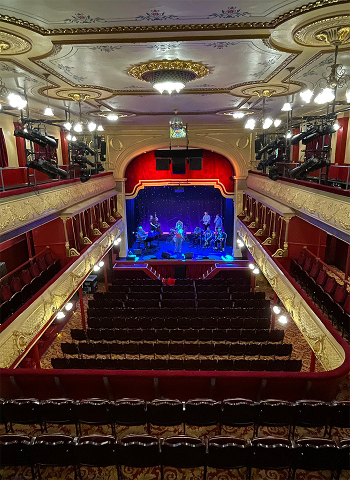 Down for the Count All-Stars performing at City Varieties Music Hall, Leeds