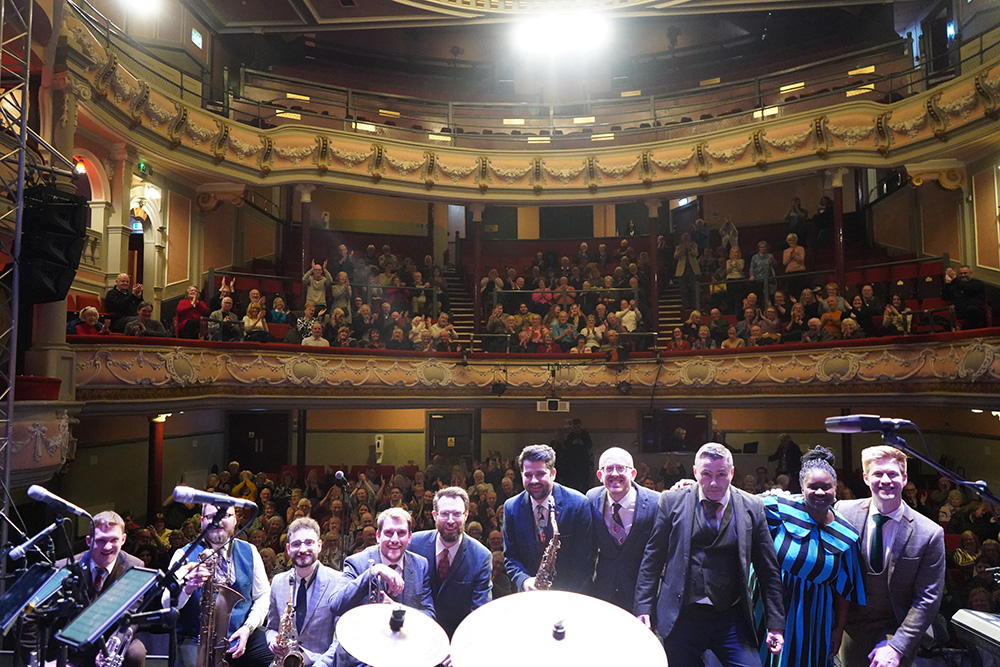 Down for the Count All-Stars on the A Century of Swing tour at The Tivoli Theatre, Aberdeen