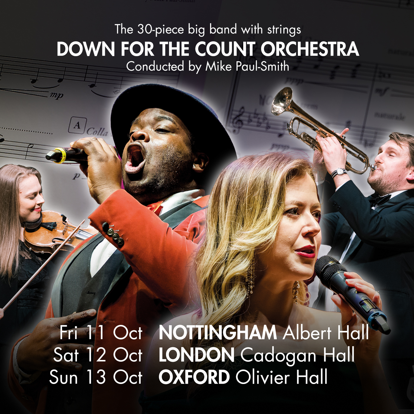 Songs from the Golden Age of Swing with Down for the Count Orchestra October 2024