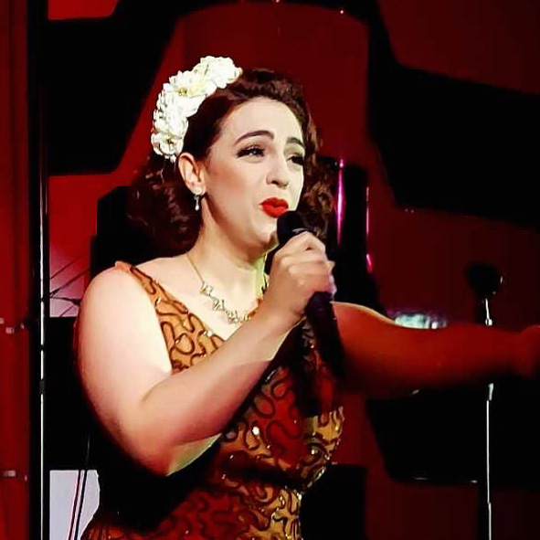 Vocalist Elise Roth - appearing with Down for the Count Swing Orchestra this winter!