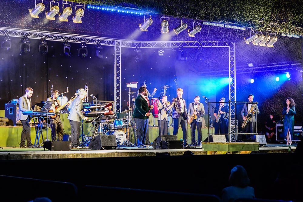 Down for the Count Soul Collective performing at Twinwood Festival